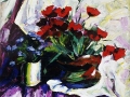1990 Poppies, Oil on Canvas, 60x68 cm. 1990